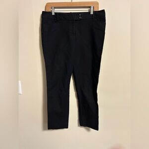 The Limited Black Cropped Dress Pants